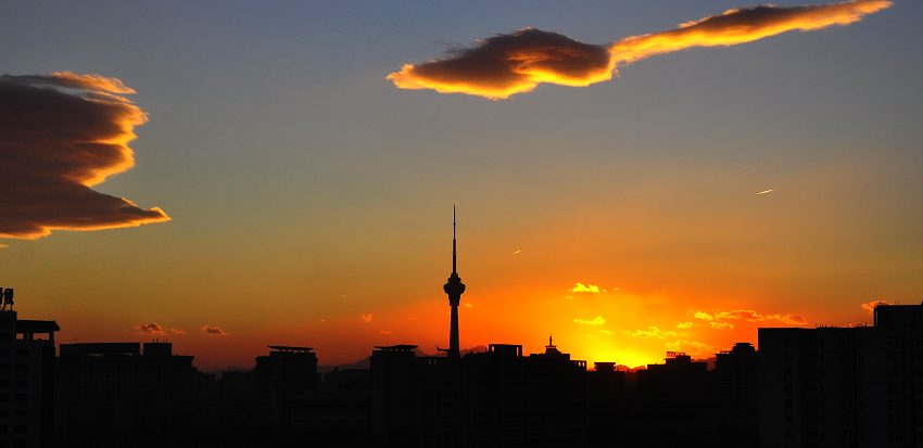 夕阳 摄影 水穷处