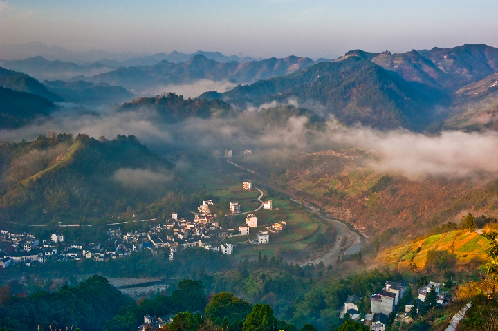 皖南石潭村晨景 摄影 yirong