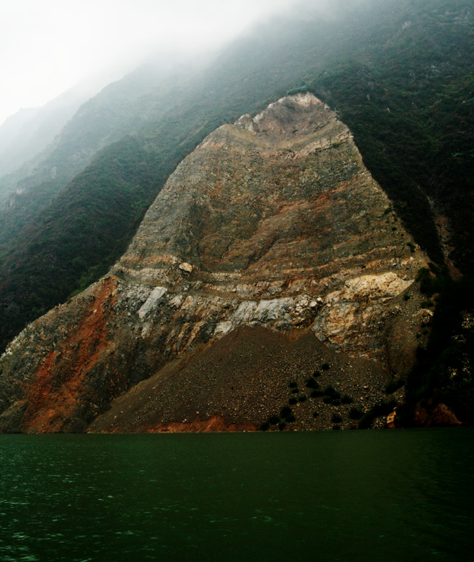 少有的巫山滑坡现象 摄影 走过苍凉