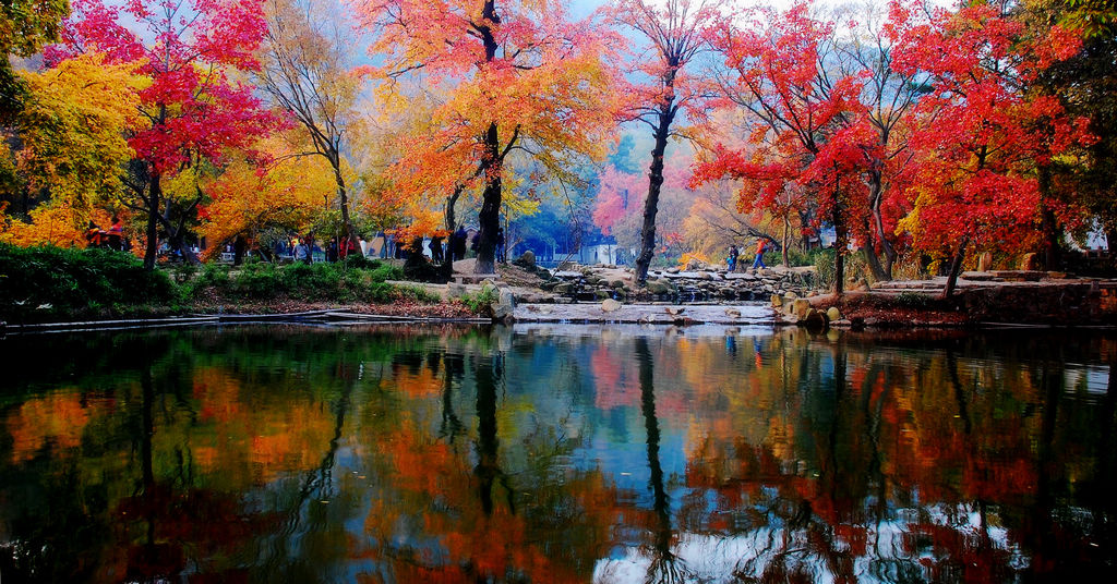 天平山风光 摄影 近山远水