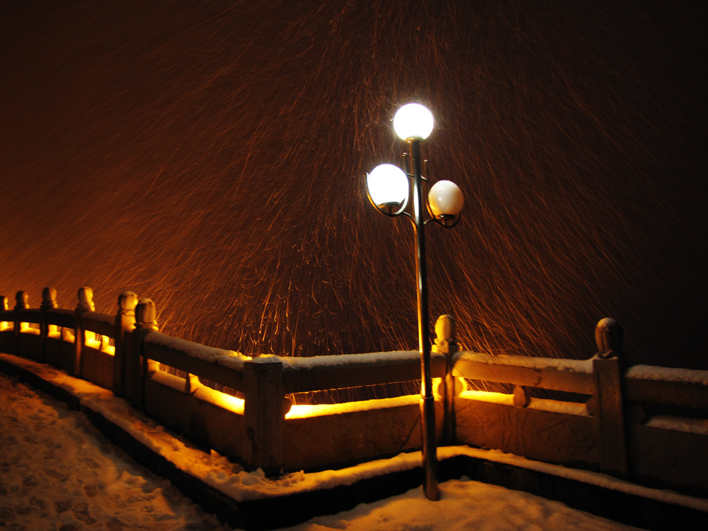 夜雪 摄影 纤云磨墨