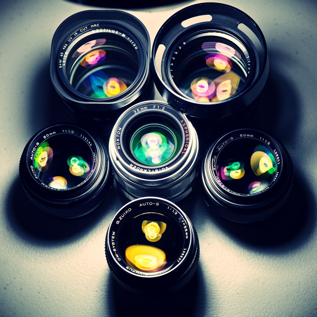 My superfast lenses 摄影 月光长椅