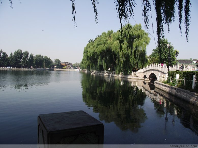 北京什刹海风景 摄影 天朗之影