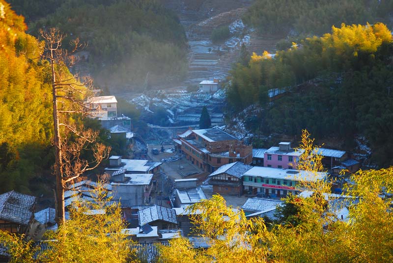 竹乡残雪 摄影 霞湖客