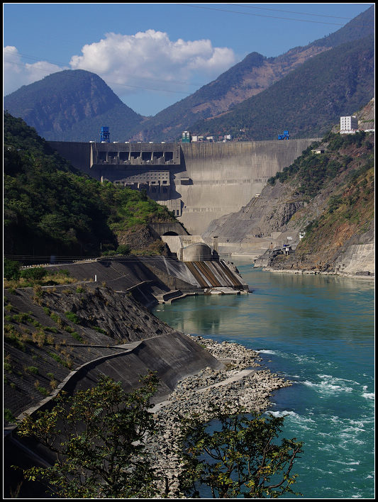 二滩水库大坝 摄影 小小刺猬