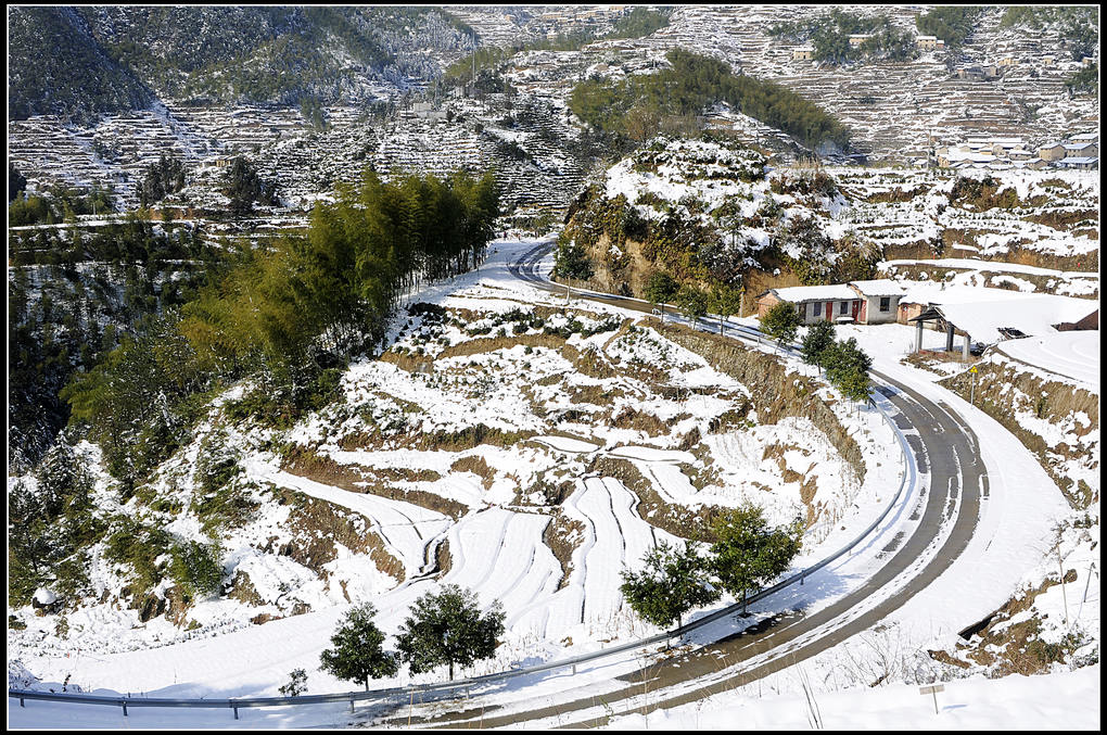 路--延伸的雪痕 摄影 一阵风2009