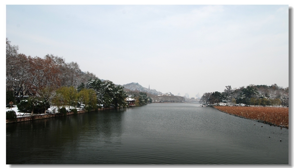 西湖雪景-2 摄影 粒子光线