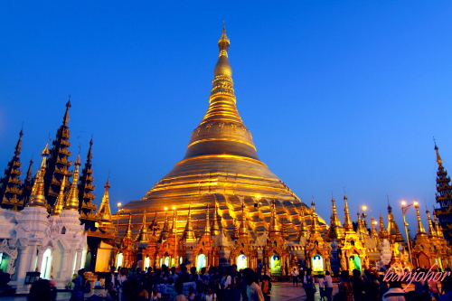 Shwedagon Pagoda 瑞光大金塔 摄影 Ban万