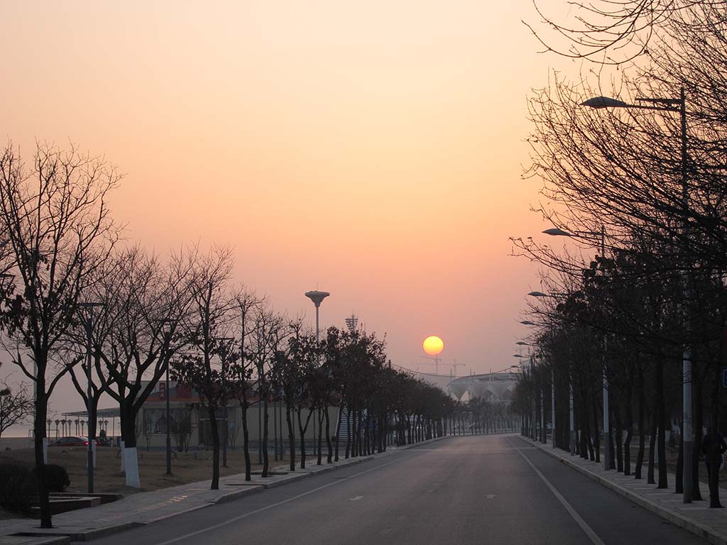 秦皇岛训练基地的凌晨 摄影 鲁鲁黑土