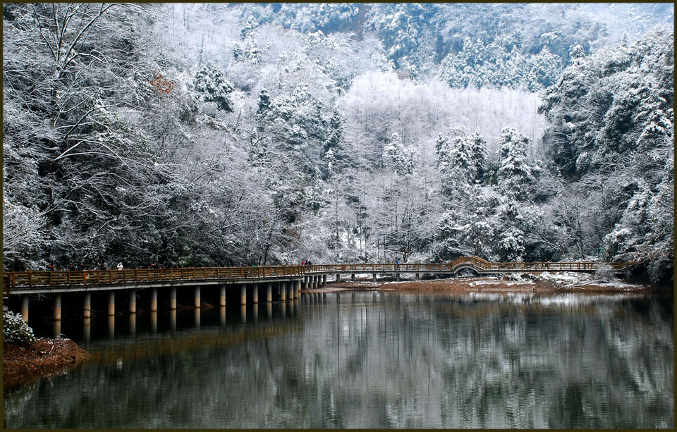 月城湖雪景（二） 摄影 少城清风