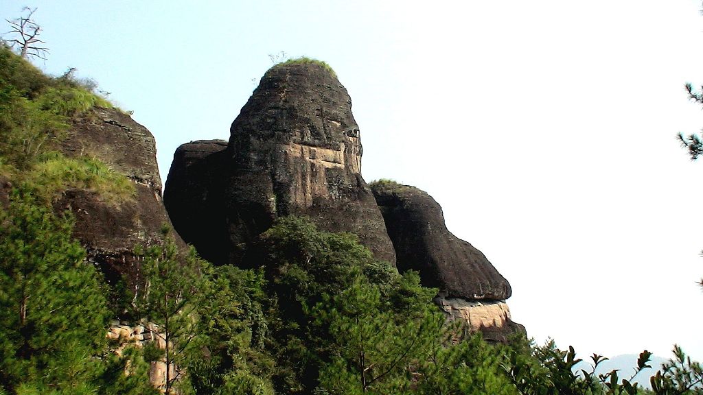 品字岩 摄影 郑大山人