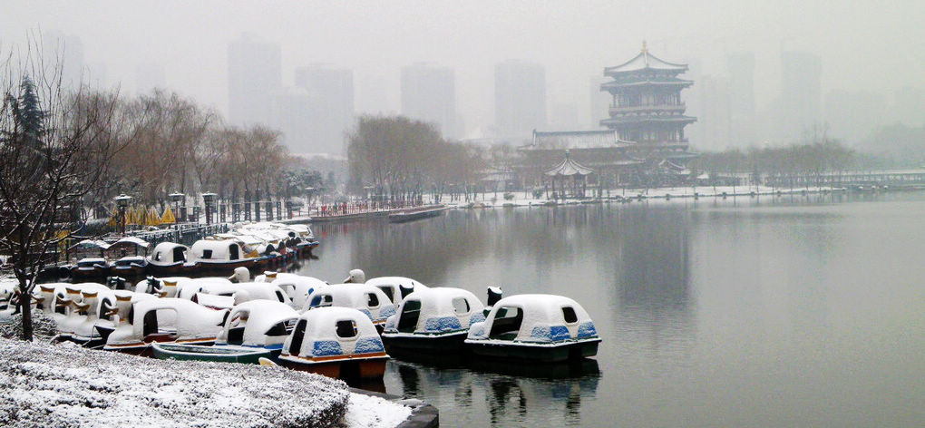 大唐芙蓉园-雪景2 摄影 搏击光影手