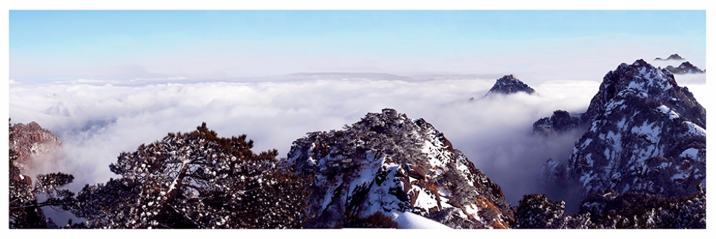 黄山雪霁图 摄影 寒柳