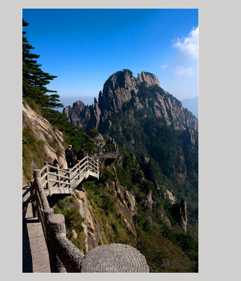 走过黄山 摄影 细雨朦胧