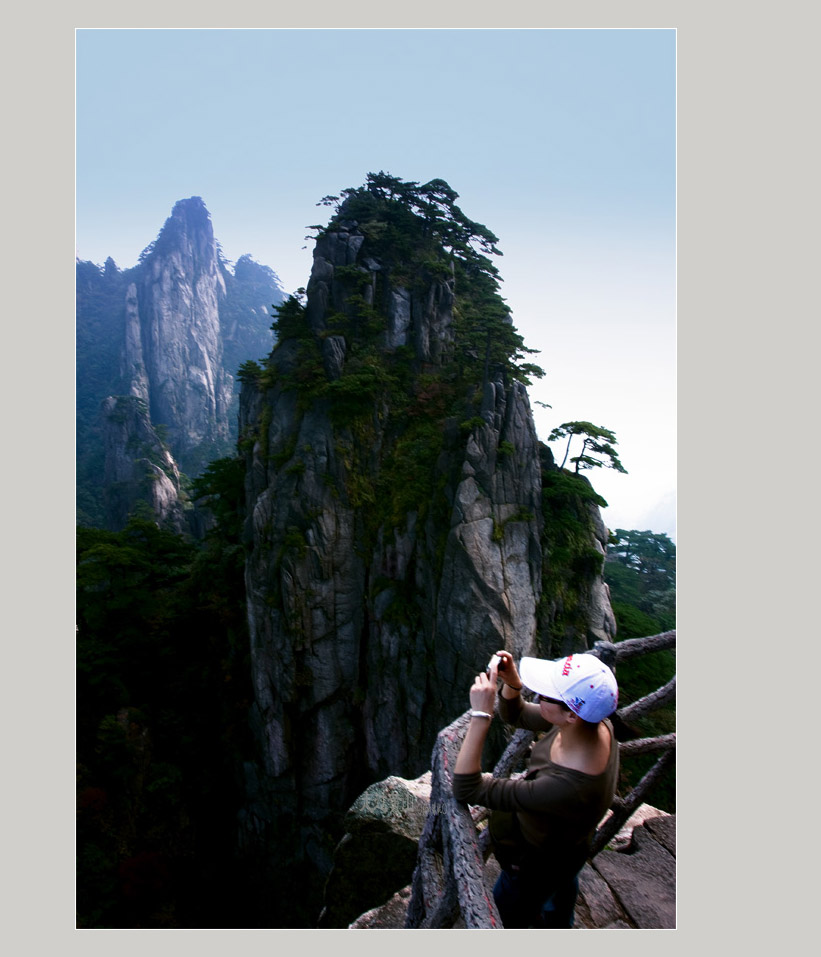 走过黄山 摄影 细雨朦胧