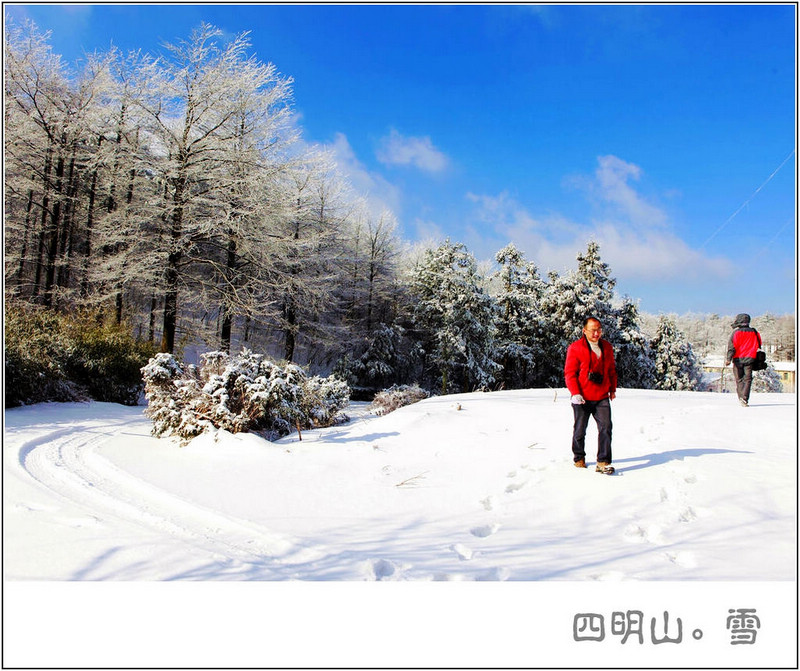 四明山。雪-1 摄影 牛妞38