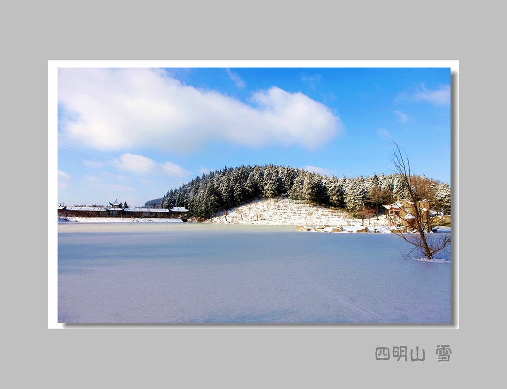 四明山。雪-3 摄影 牛妞38