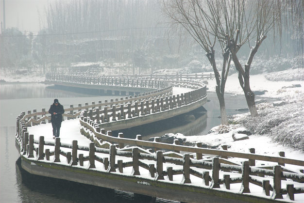 朱家角风光，《雪景》12 摄影 明远