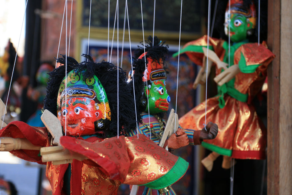 Nepal 街头提线木偶 摄影 俺家老三