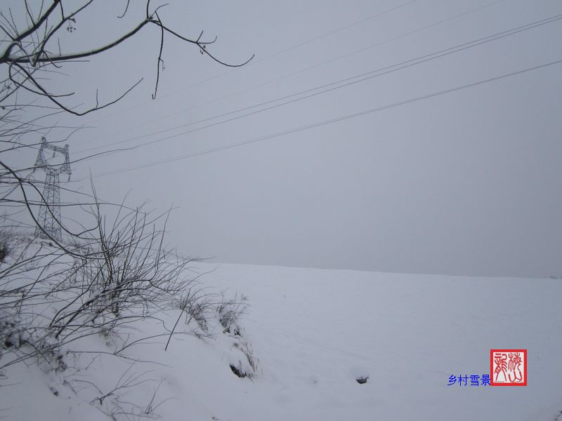 乡村雪景1 摄影 梅山龙