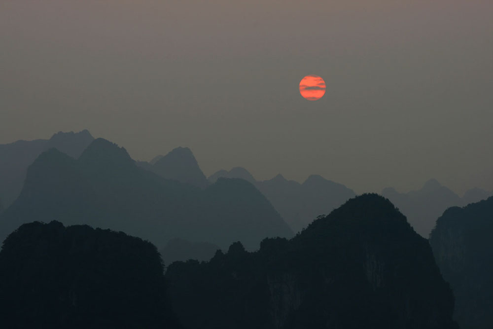 夕阳 摄影 潇洒行者