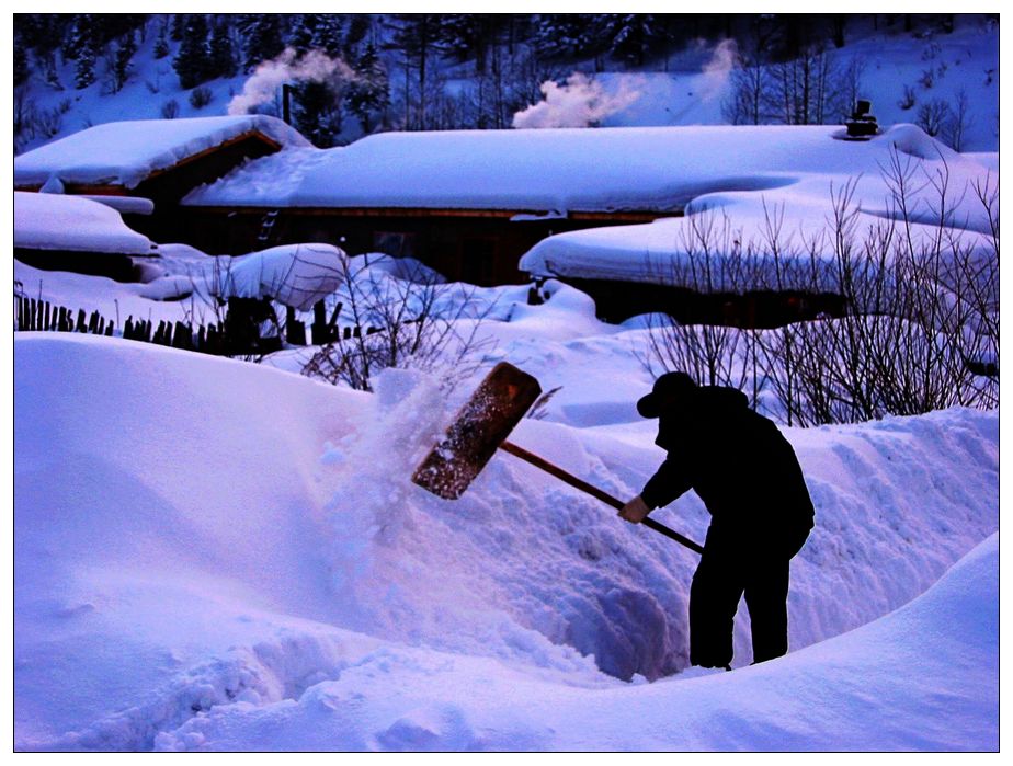 雪后清晨 摄影 春雨潇潇