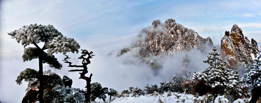 三清山—雪 摄影 东海冲锋衣