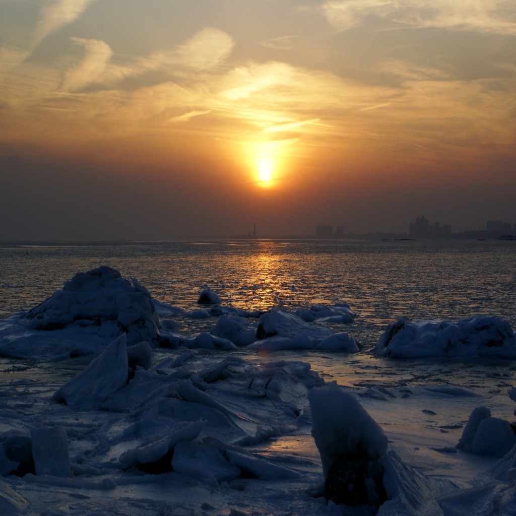 日暮 摄影 北国飘雪