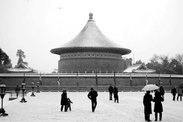 天坛雪中即景 摄影 真实幻影