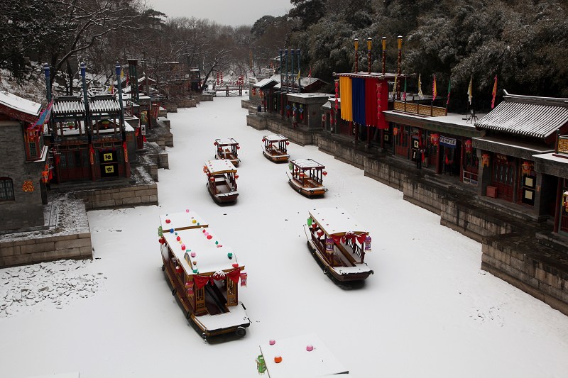 雪后苏州街 摄影 戈壁飞沙