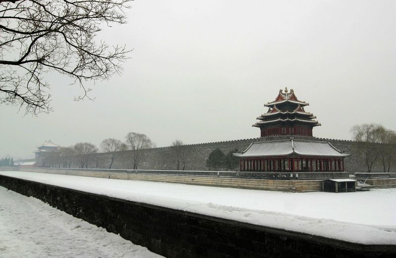 新年第一场雪 摄影 hong2009