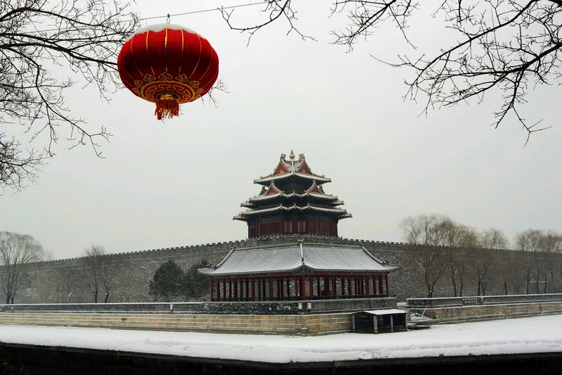 新年第一场雪 摄影 hong2009