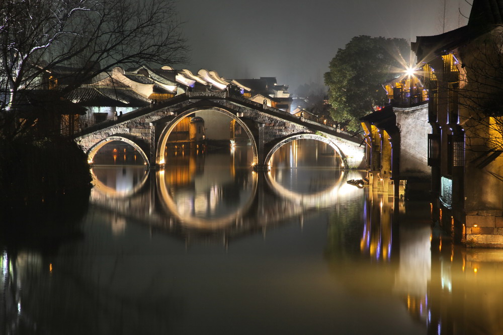 水乡夜色 摄影 香帅