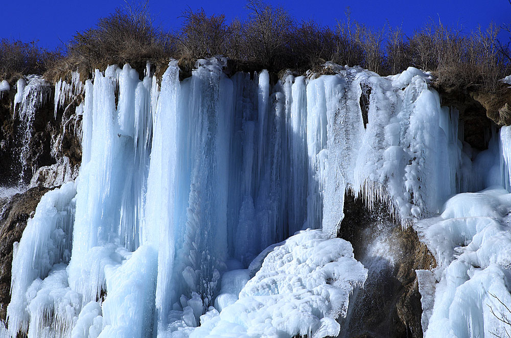 九寨沟冰瀑之一 摄影 岷山雪