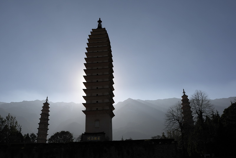 大理，苍山与三塔 摄影 laokai