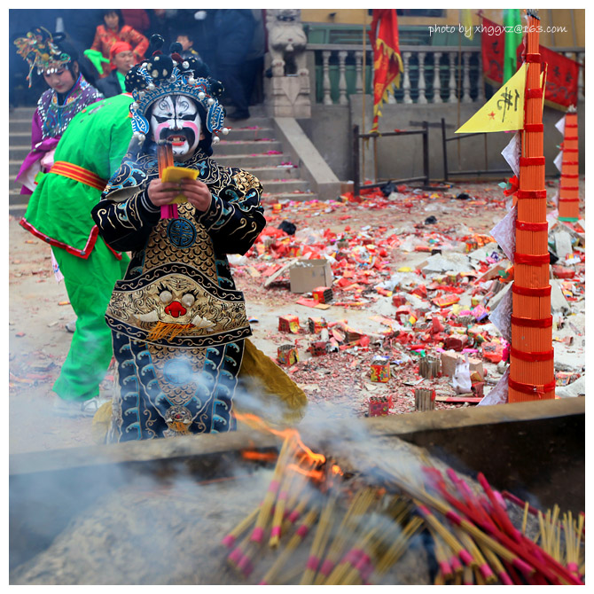 兴化庙会－祈福 摄影 板桥竹