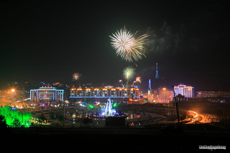 山城十五元宵夜 摄影 岳桦