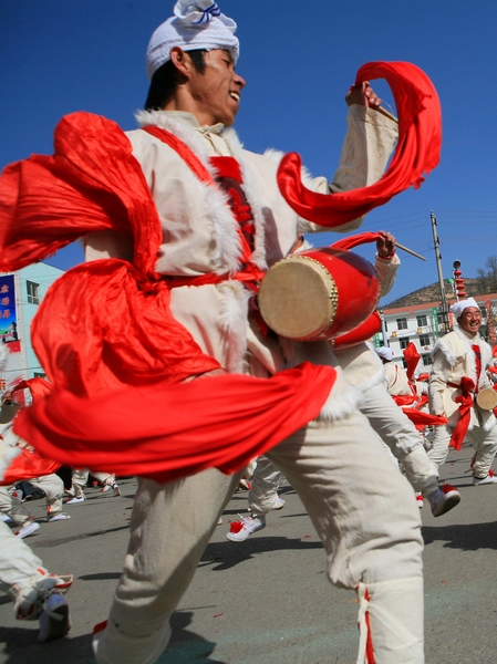 安塞腰鼓 摄影 山月