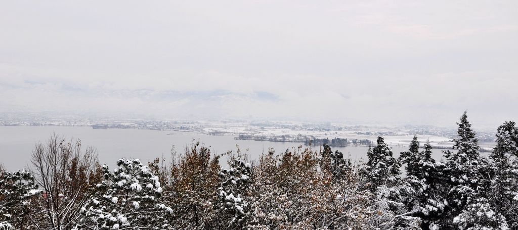 西昌下雪了之一   邛海雪景 摄影 大山风