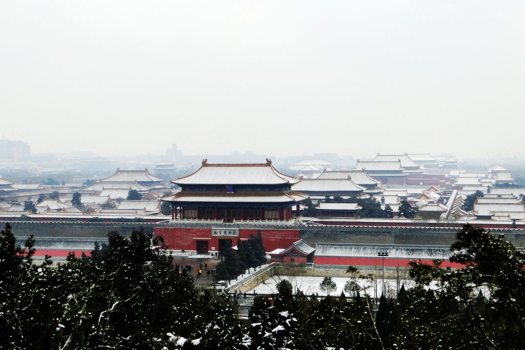 初雪映皇城 摄影 静候的精灵