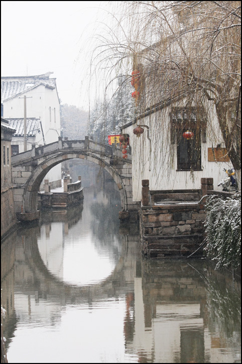 平江初雪 摄影 阿焦