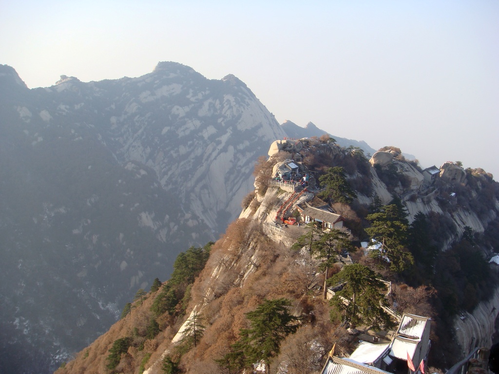 华山的路 摄影 牧野2011