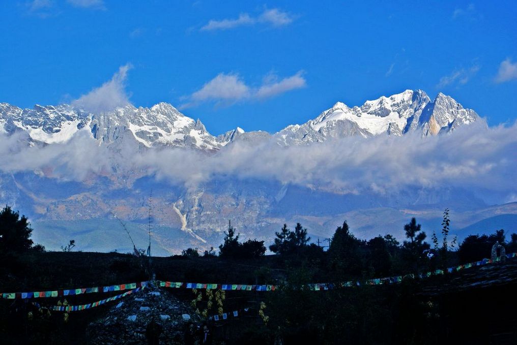 东巴谷看玉龙雪山 摄影 晓路