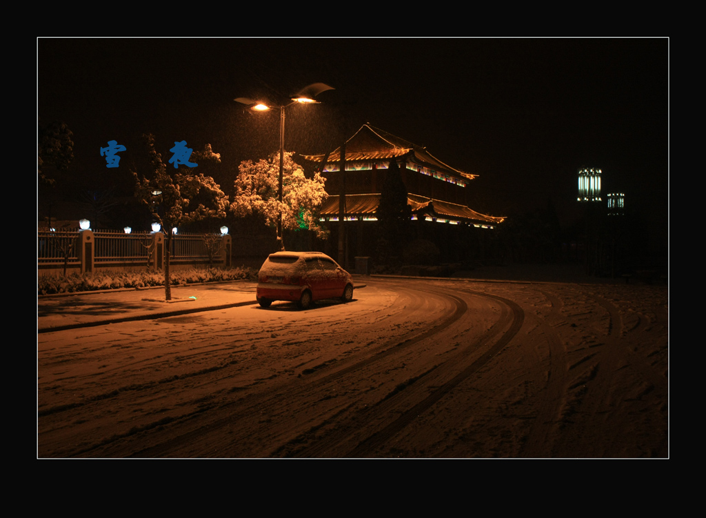 雪夜 摄影 虎父龙子