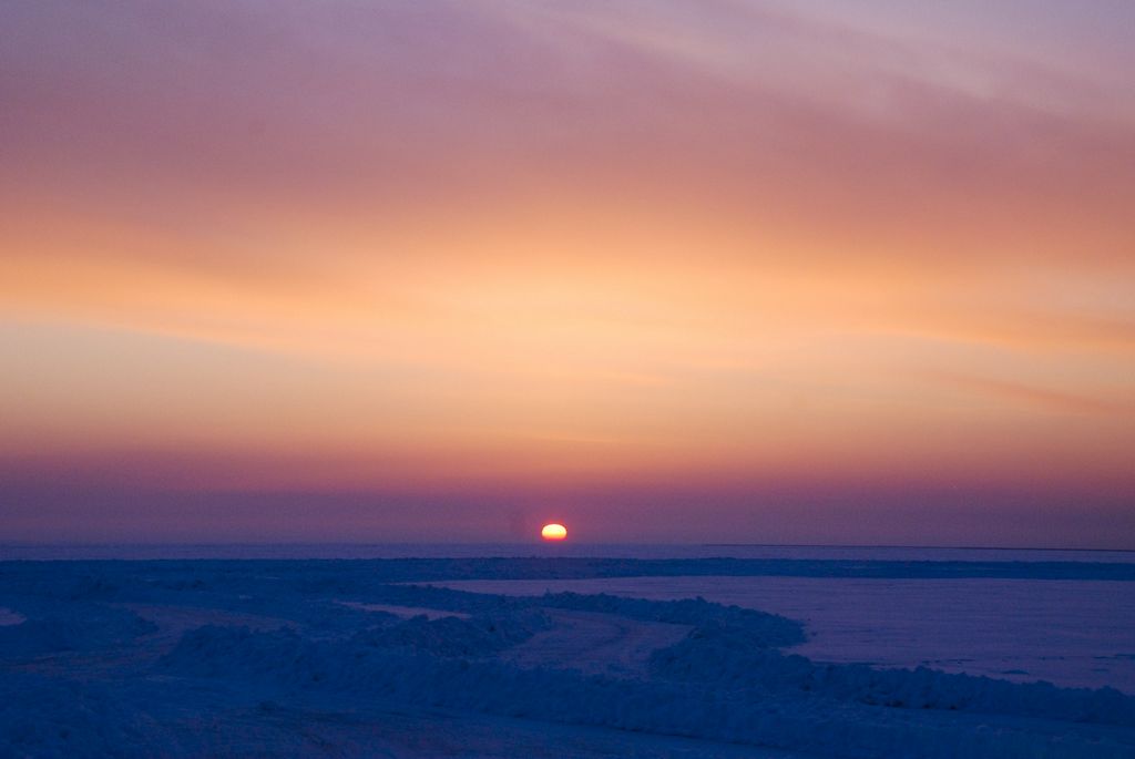 查干湖夕阳 摄影 yiling