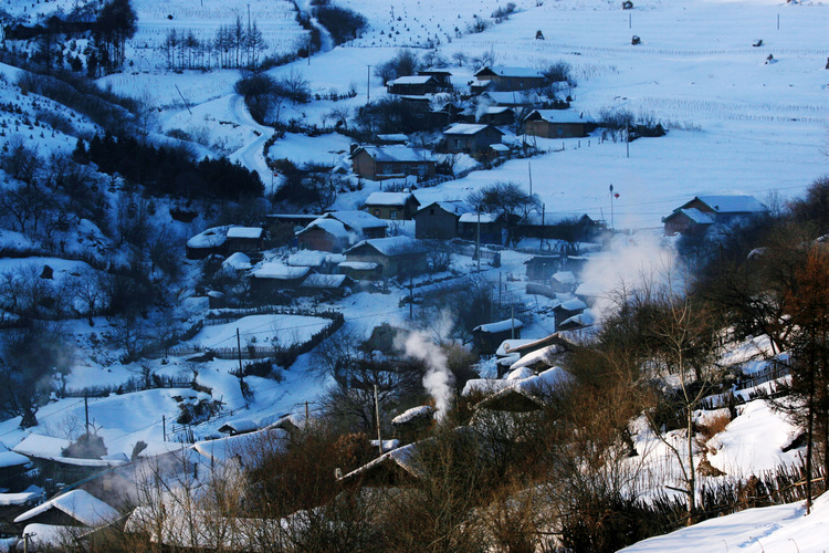 雪之岭 摄影 细雨霏霏