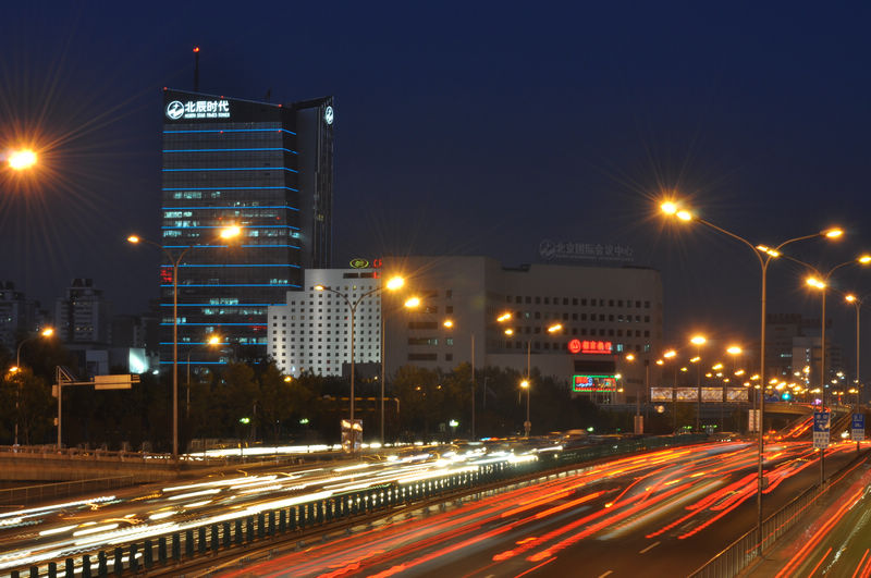 北京夜景 摄影 新光影星