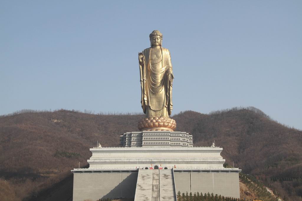 大佛在中原 摄影 松姿竹影