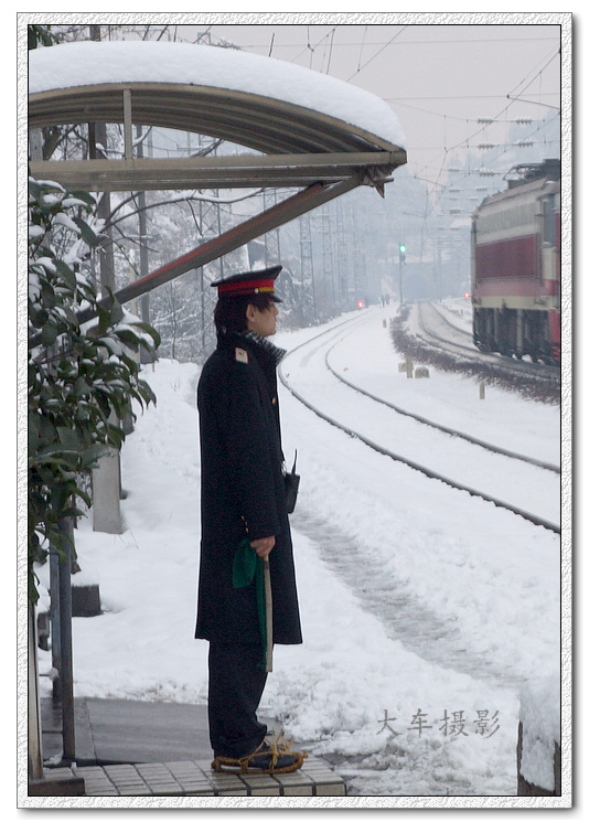 雪中坚守 摄影 大车