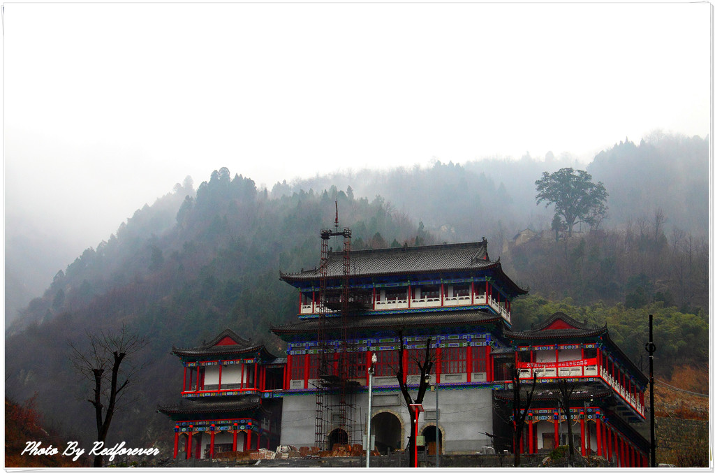 正在修建的长安卧龙寺 摄影 redforever